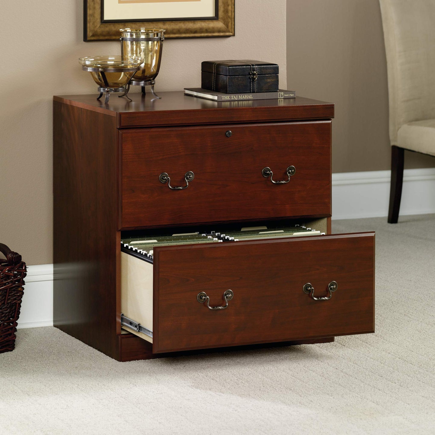 Sauder Heritage Hill Lateral File, in Classic Cherry finish