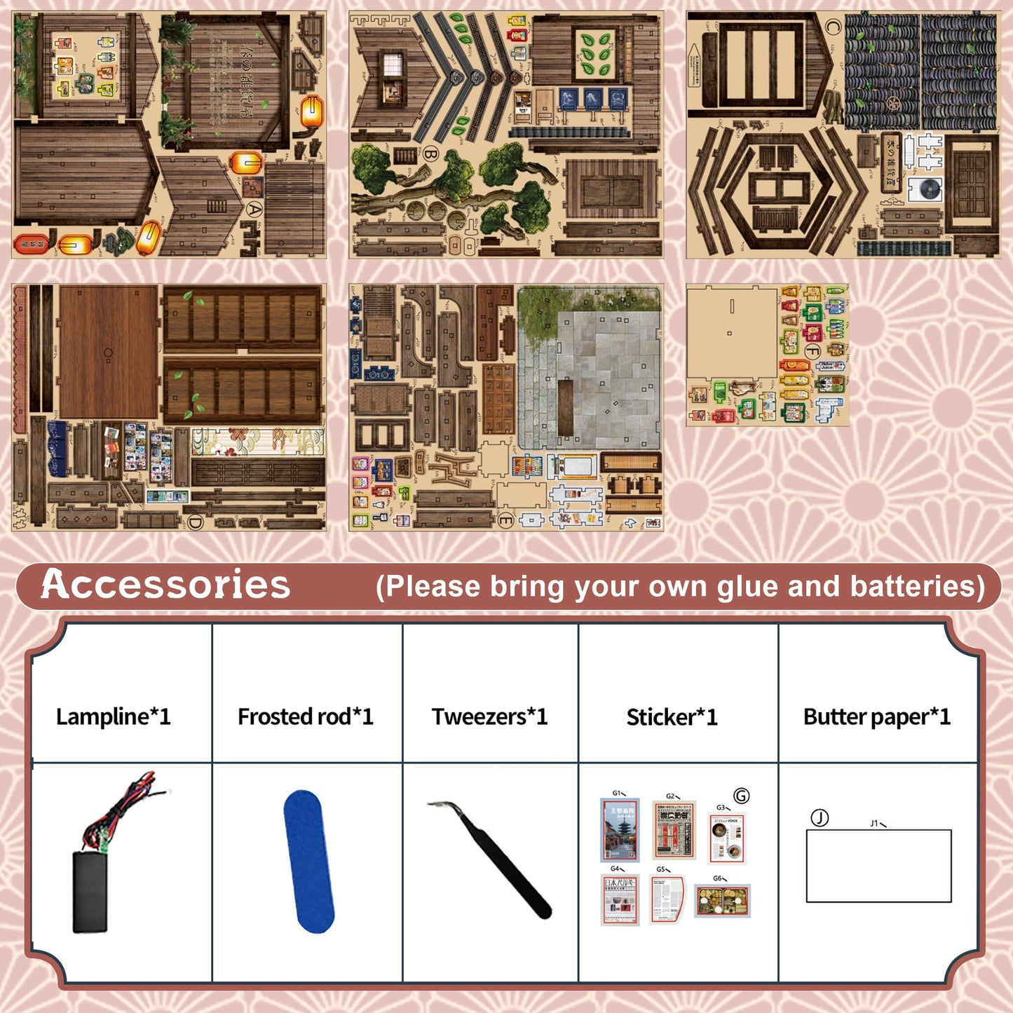DIY Miniature House Kit, DIY Book Nook with LED Light | 3D Puzzles for Adults and Teens, Tiny House Building Kits for Bookshelf Decor, Relaxing Gift for Craft Lovers | Kasuga Grocery Store