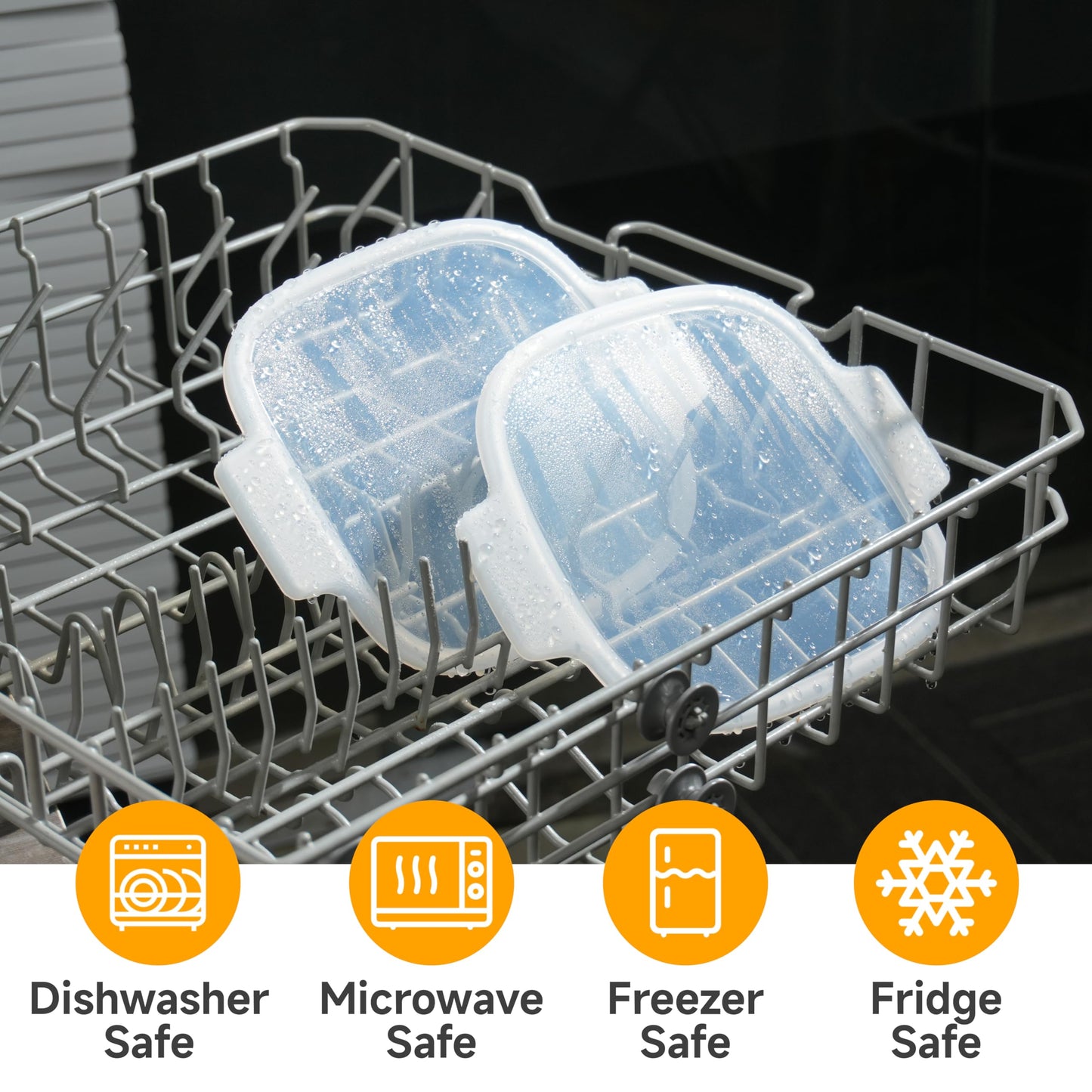 2 Packs Silicone Lids for Corningware A-1-B | A-1.5-B Casserole Dish, Dishwasher&Freezer Safe (Container NOT Included)
