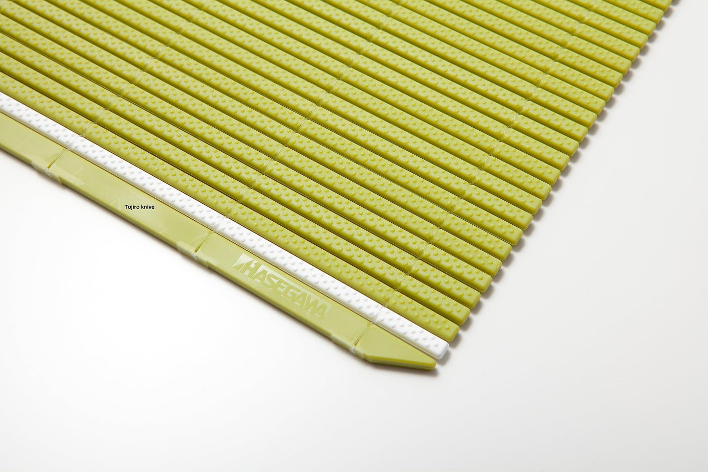 Hasegawa 10 x 9.5 Inch Plastic Green Makisu/Sushi Rolling Mat