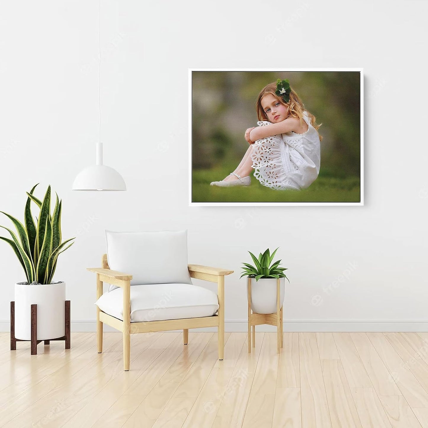 P&L ART - Personalized Custom Canvas Prints | Transform Your Photos into Stunning Wall Art - 8x10 White
