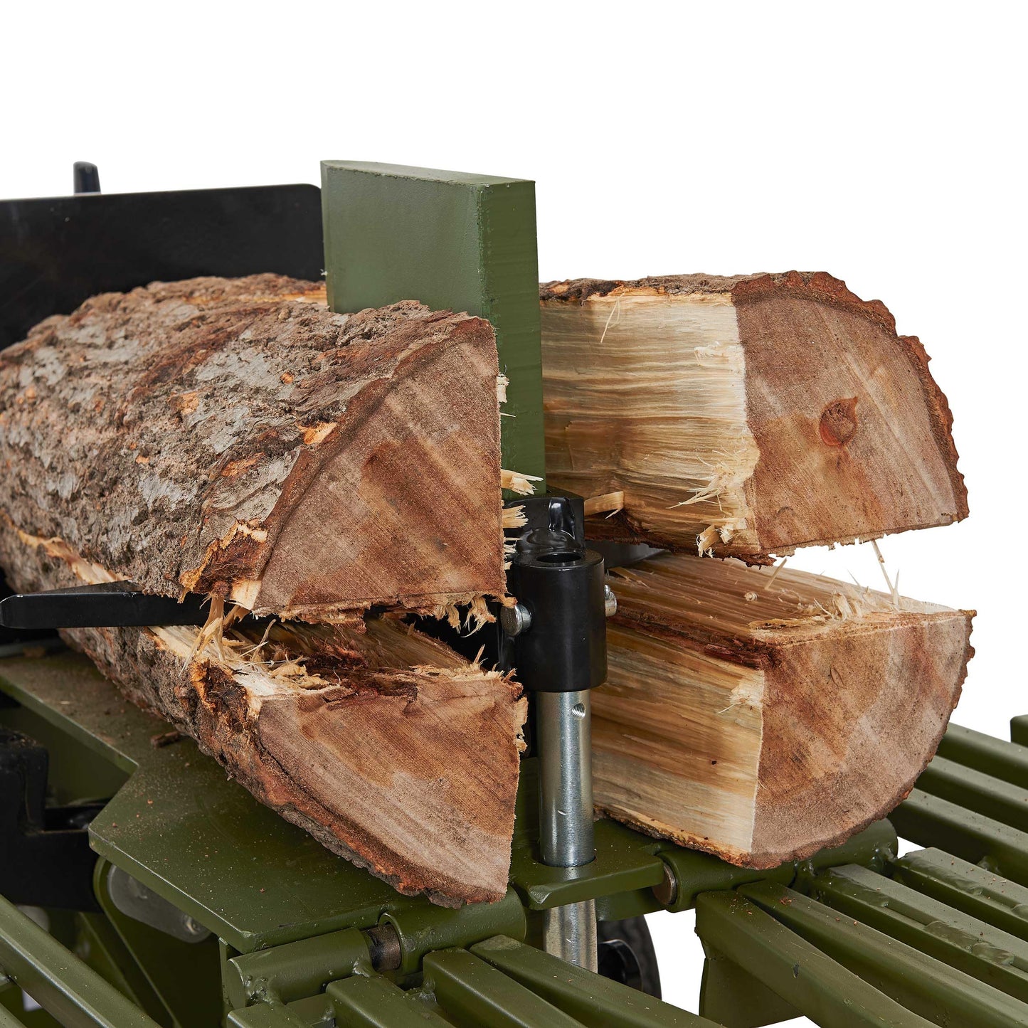 Full Boar 35 Ton 306cc Gas Log Splitter with 4-Way & 6-Way Wedges, Hydraulic Log Lift