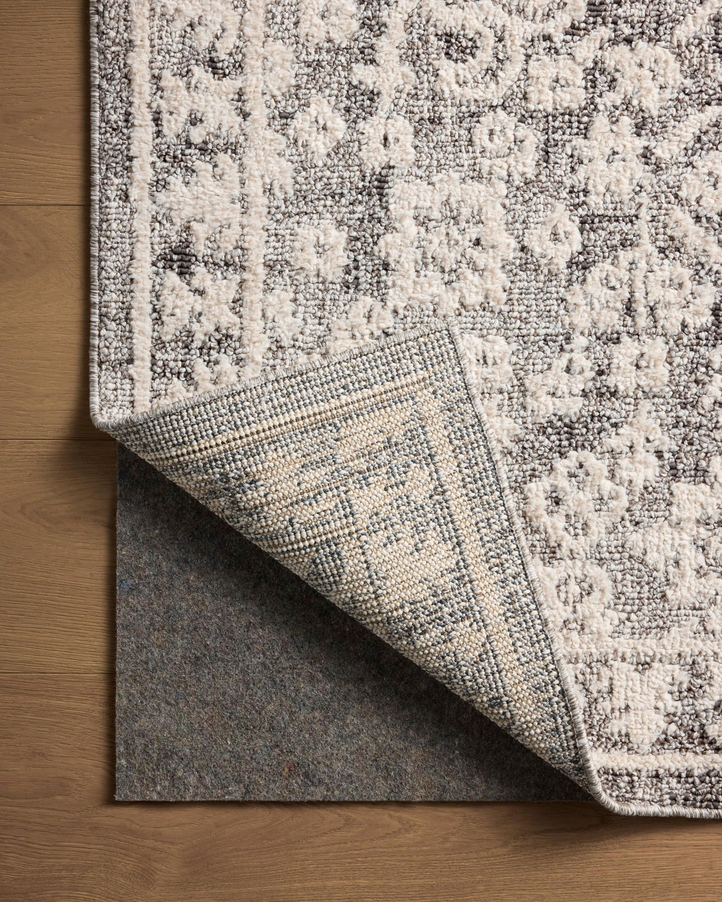 Loloi Magnolia Home by Joanna Gaines Gigi Collection GIG-01 Grey/Ivory 7'-10" x 10' Area Rug