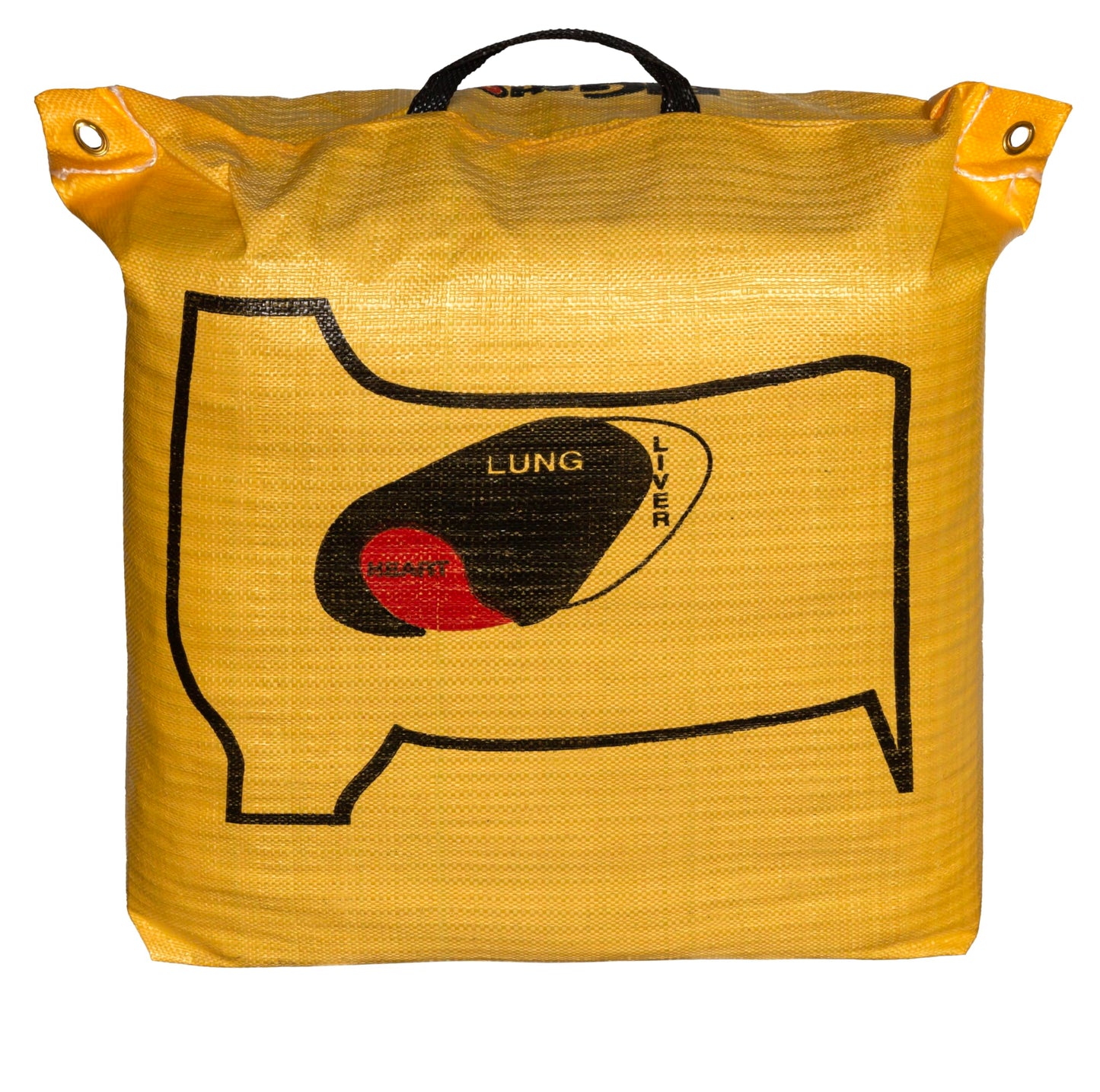 BIGSHOT Archery Ballistic 450 K Bag Target, 24 x 24 x 12/50 lb, Yellow