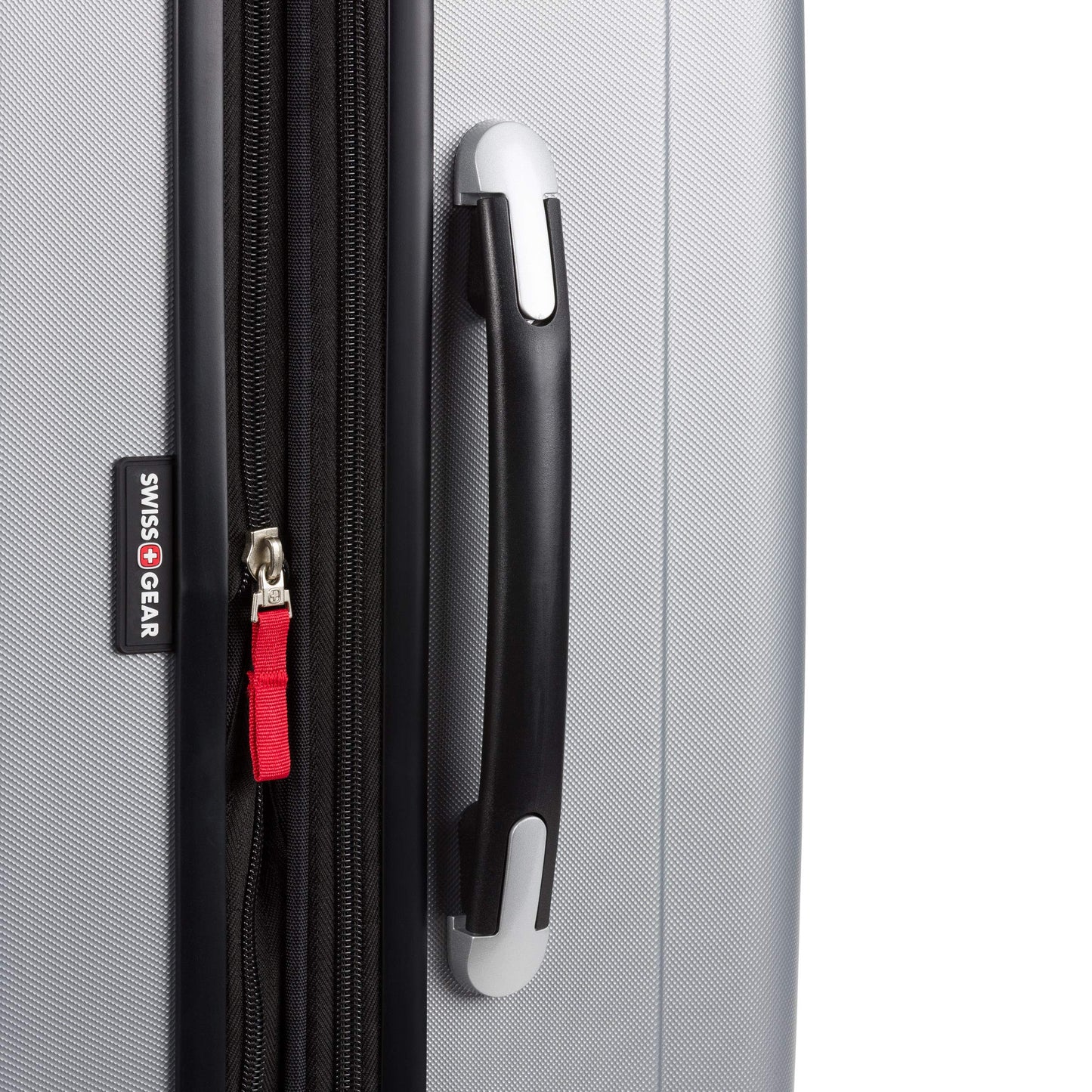 SwissGear 7585 Hardside Expandable Luggage with Spinner Wheels, Silver, 3-Piece Set (19/23/27)