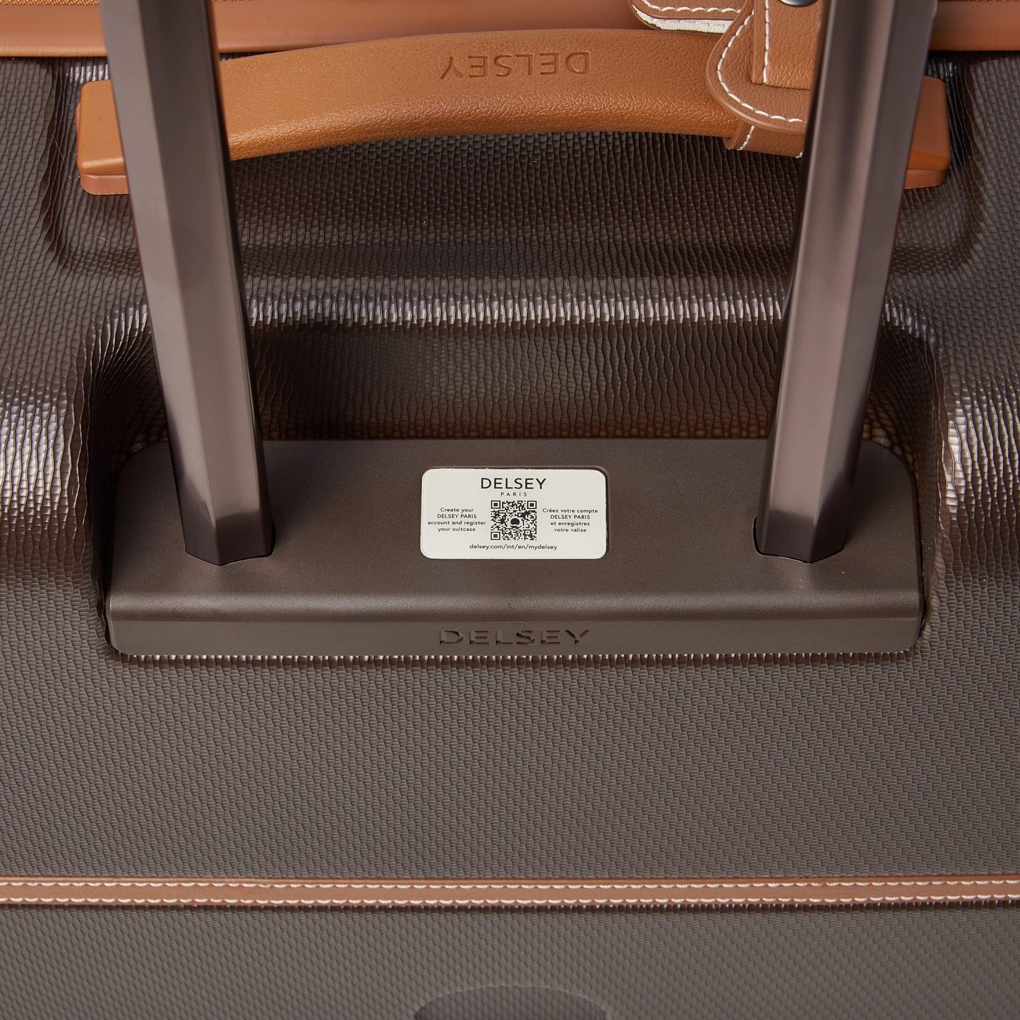 DELSEY PARIS Chatelet Air 2.0 Hardside Luggage with Spinner Wheels, Chocolate Brown, 2 Piece Set, (24/28)