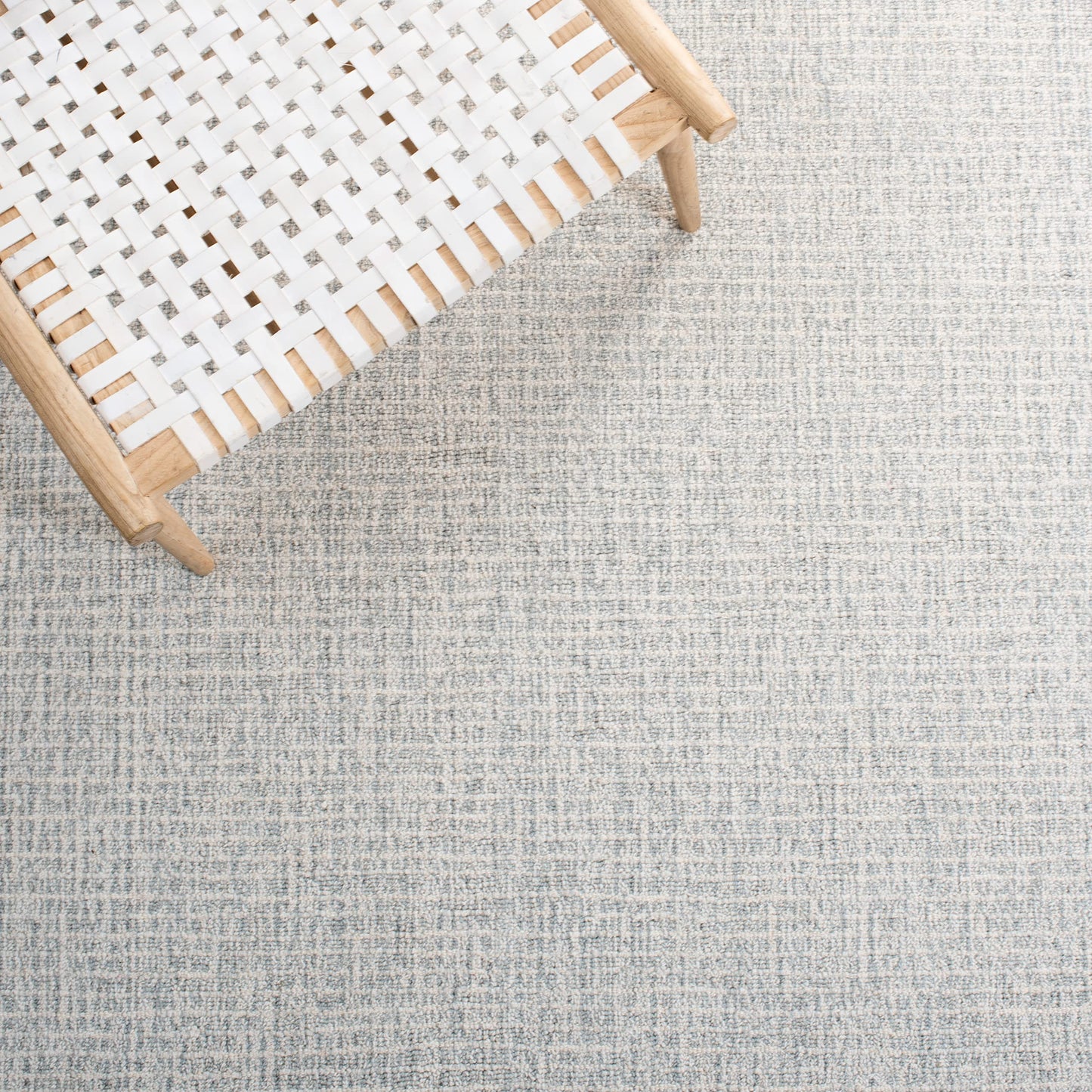 SAFAVIEH Abstract Collection Area Rug - 10' x 14', Light Grey & Ivory, Handmade Wool, Ideal for High Traffic Areas in Living Room, Bedroom (ABT468F)