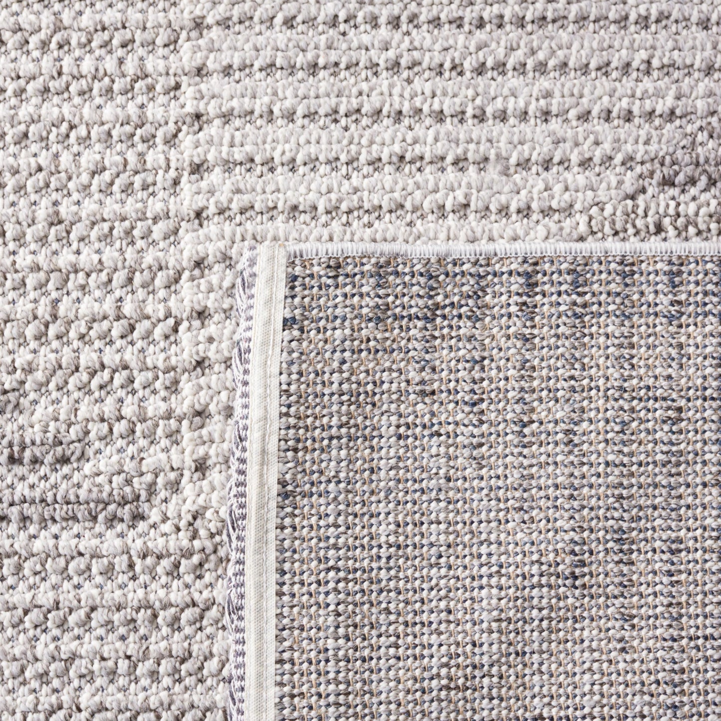 SAFAVIEH Area Rug 9x12 - Global Collection - Large - Light Grey & Grey, Non-Shedding & Easy Cleaning, Ideal for Living Room, Bedroom, Office, Dining Space (GLB400F)