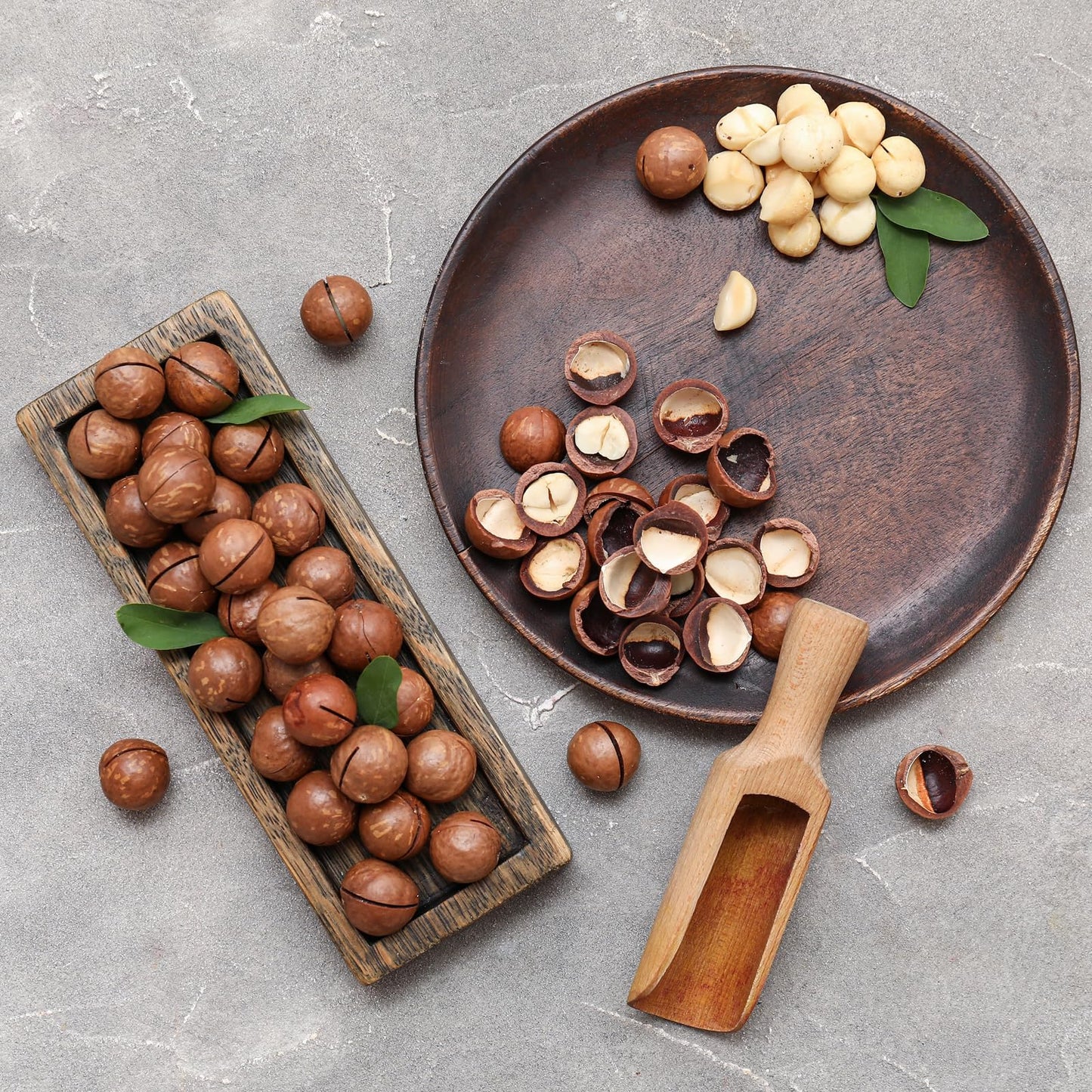 uxcell 2pcs Rectangle Serving Trays, 4 x 7inch Walnut Wood Serving Platter Board Bathroom Tray for Coffee Party Home Decor Cheese Dish Cake Dessert, Brown