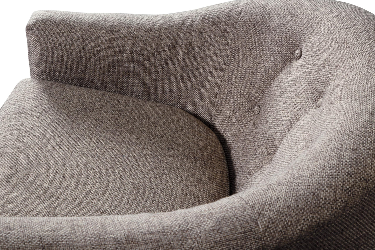Signature Design by Ashley Upshur Contemporary Upholstered Swivel Accent Chair with Tufted Back, Gray