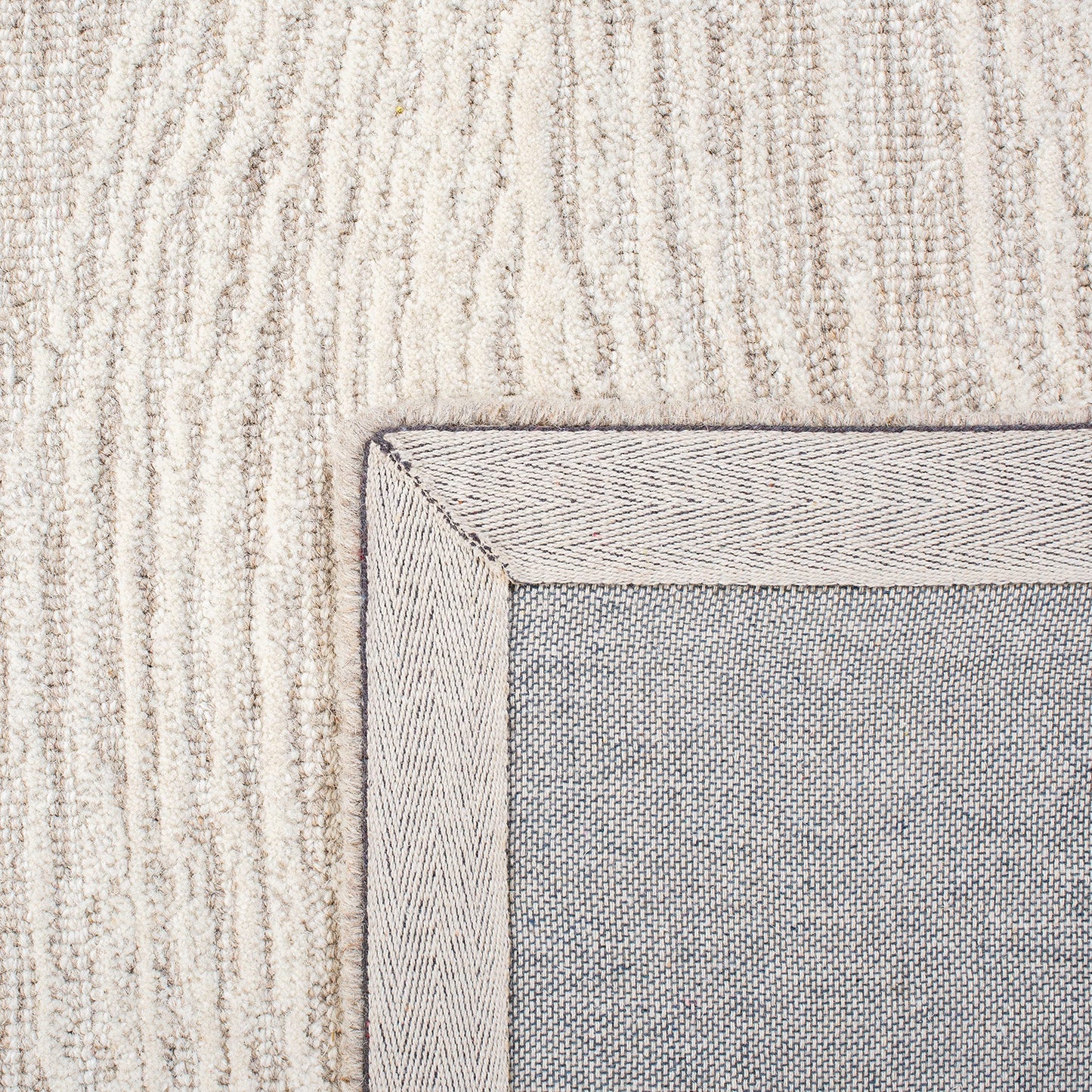 SAFAVIEH Metro Collection 6' x 9' NaturalIvory MET995A Handmade Premium Wool Living Room Dining Bedroom Area Rug