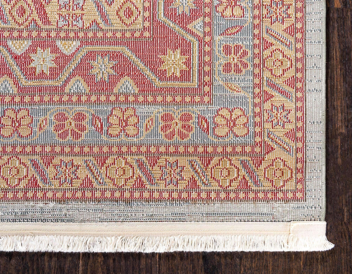 Unique Loom Sahand Collection Area Rug - Shapur (10' x 13' 1" Rectangle, Light Blue/ Light Brown)