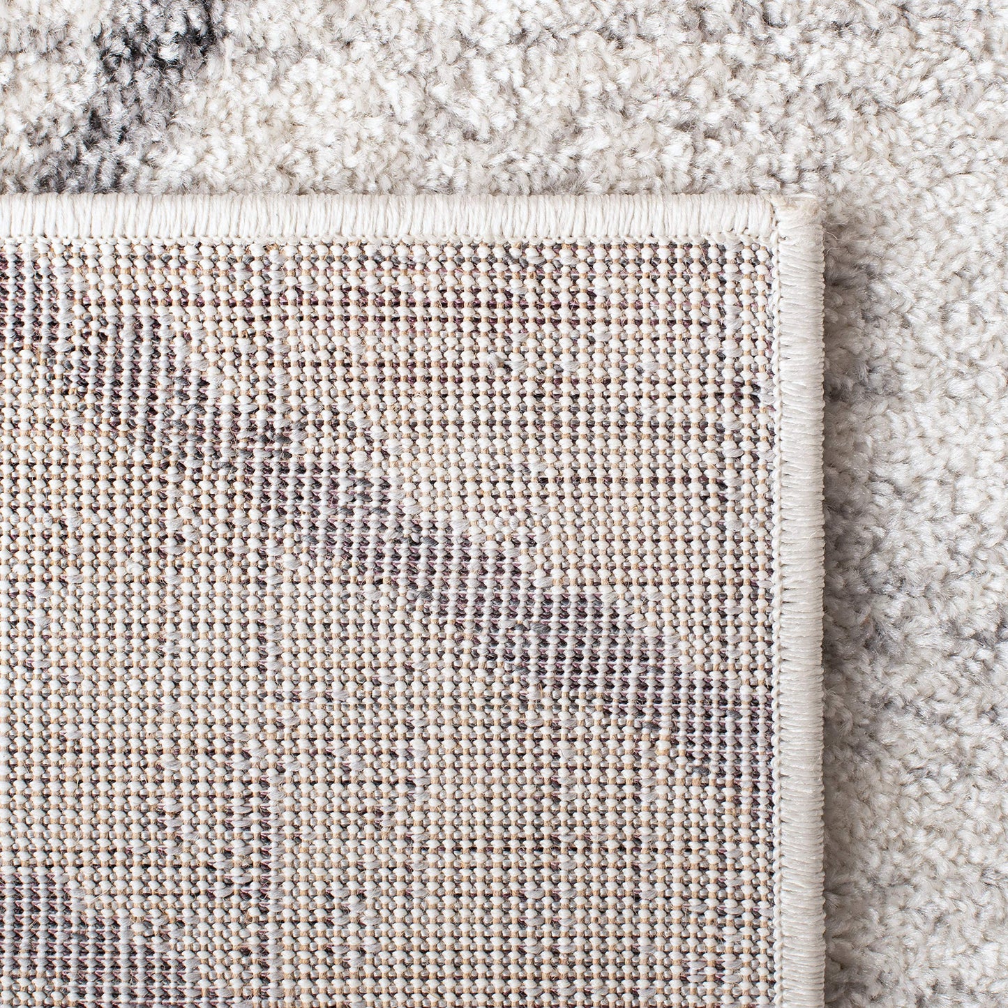 SAFAVIEH Adirondack Collection Area Rug - 10' x 14', Ivory & Grey, Modern Moroccan Design, Non-Shedding & Easy Care, Ideal for High Traffic Areas in Living Room, Bedroom (ADR162A)