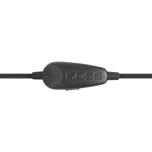 Koss SportaPro On-Ear Stereo Headphones, 3.5mm Plug, Lightweight, Unique Folding Design, Black