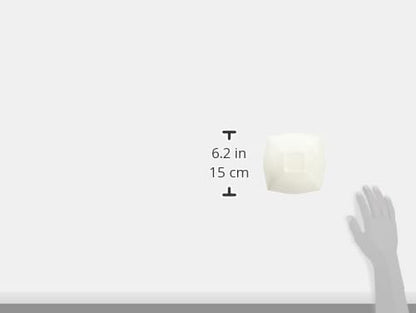 Square Fancy White Plastic Serving Bowls, 16oz (4 Count) for Catering, Parties & Events