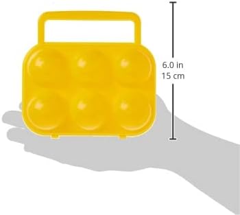 Coghlan's 6-Count Camping Egg Holder, Durable, Compact, Lightweight Storage Container for Outdoor Cooking