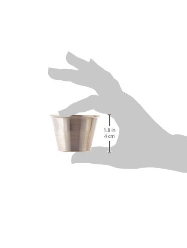 Tablecraft Stainless Steel Sauce Cup - 2.5 Oz.