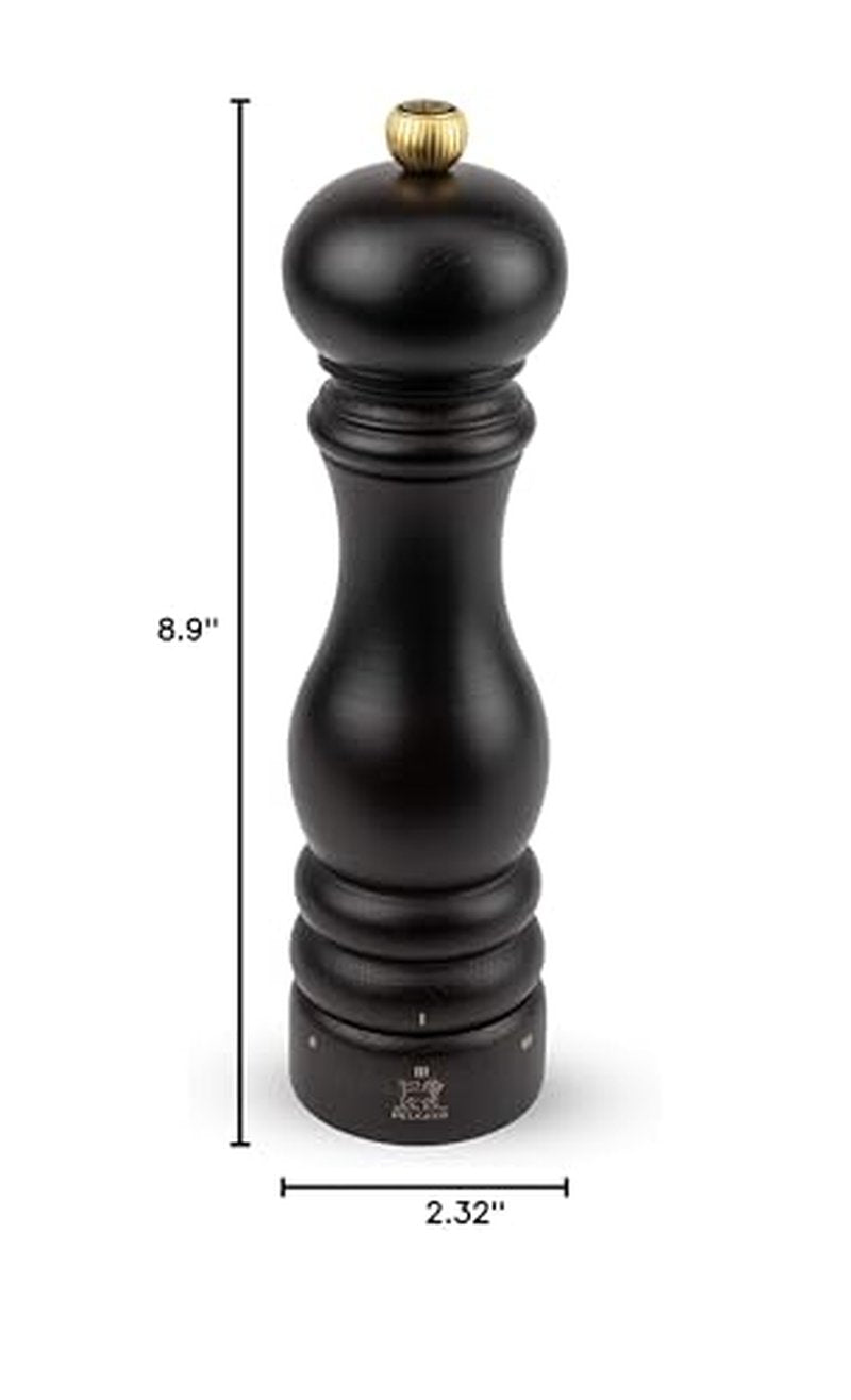 Pepper Mill, u'Select, Wood, Chocolate Finish, 22 cm - 9 in