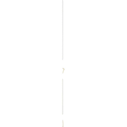 94 1/2"L (Adjustable 108"H to 132"H) Ashford Square Panel Stacked Wall Wainscot Paneling Kit