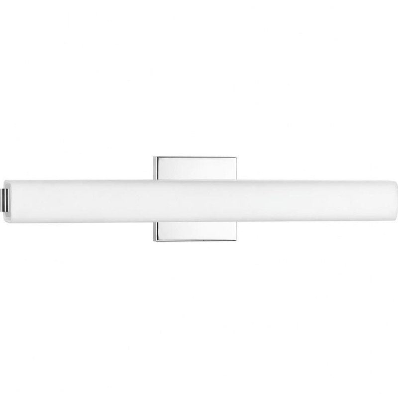 Progress Lighting Beam LED Collection 22" Etched Opal Glass Modern Bath Vanity Light Polished Chrome