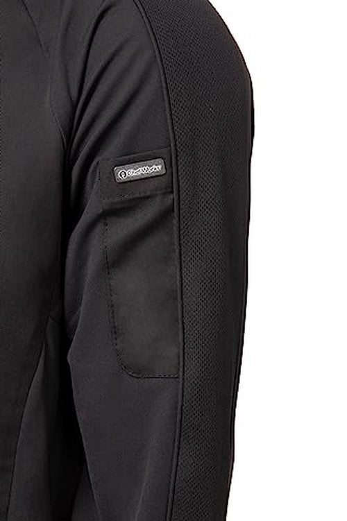 Chef Works Men's Valencia Chef Coat, Black, Large
