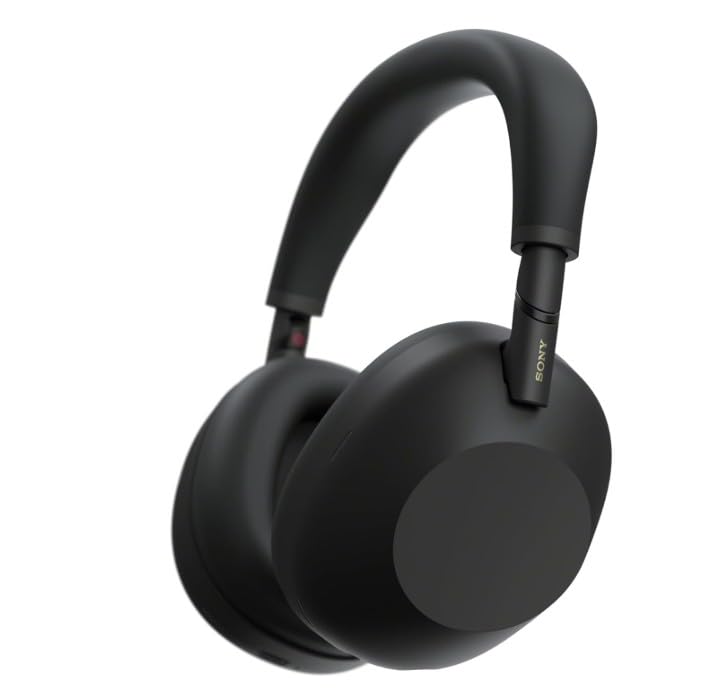 Sony WH-1000XM6 Flagship Noise Cancelling Over-Ear Wireless Bluetooth Headphones, Signature High-Definition Sound, Superior Comfort, Foldable Design, Durable Case, 30 HR Battery, iOS and Android