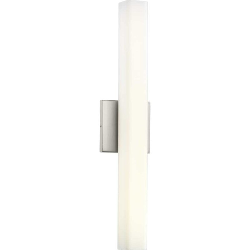Progress Lighting Beam LED Collection 22" Etched Opal Glass Modern Bath Vanity Light Polished Chrome