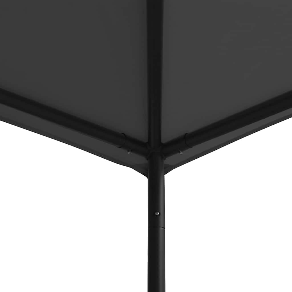 Large Foldable Anthracite Steel Gazebo, 13.1 x ft Square Canopy Tent for Outdoor Gatherings, Patio, Garden, and Events Outdoor Structures
