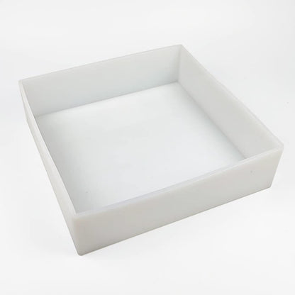 Large Soap Molds, 8L 280oz 8kg Rectangle Soap Mold Silicone Liner for 18 Bar Mold with Wooden Box and Lid DIY Handmade Soap Making Tools (280oz, Wood)