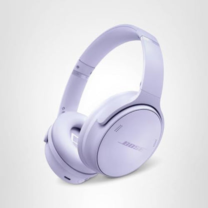 Bose QuietComfort Bluetooth Headphones, Wireless Headphones with Active Over Ear Noise Cancelling and Mic, Deep Bass, Up to 24 Hours of Playtime, Chilled Lilac - Limited Edition Color