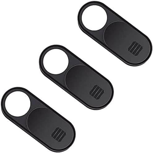 Webcam Cover,3 PCS Camera Cover Slide, Ultra-Thin Webcam Cover Slide Compatible for Laptop Desktops, MacBook, PC, Tablet, Cell Phone and more Accessories -Protect Your Privacy Security (3-Pack)