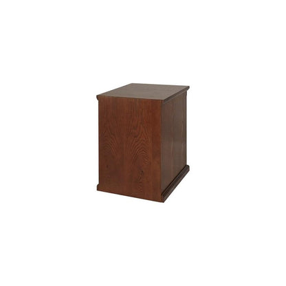 Martin Furniture Huntington Oxford Transitional Wood File Cabinet with 2 Letter-Size File Drawers, Top Drawer Locks, Fully Assembled, in Oak Finish