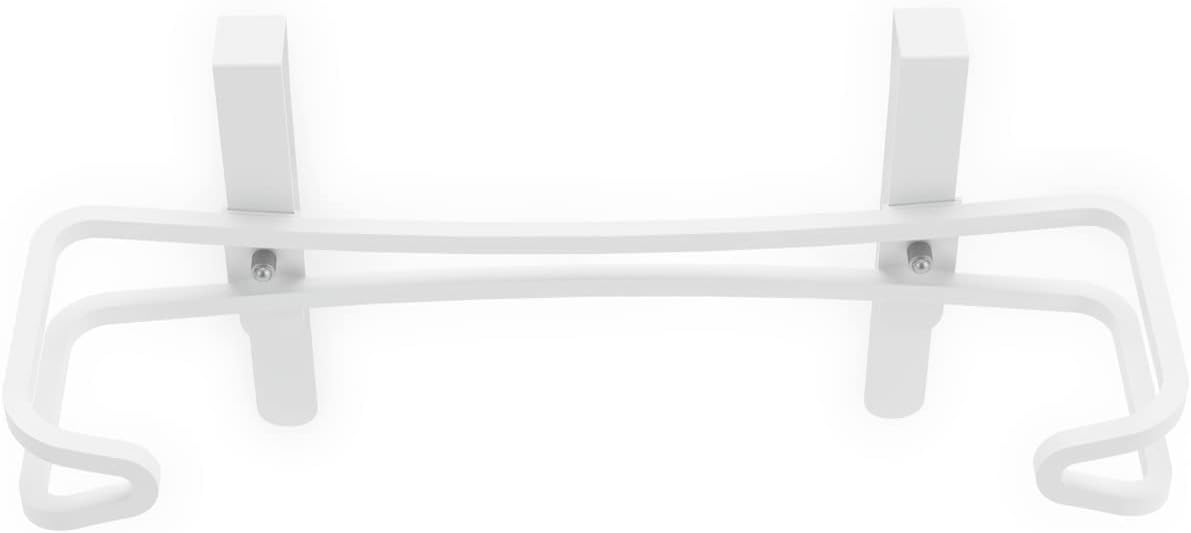 Umbra Squire Paper Towel Holder Stand, Metal Dispenser for Kitchen or Bathroom Countertop, White