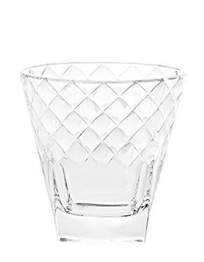 Barski - European Glass - Double Old Fashioned Tumbler Glasses - Uniquely Designed - Set of 6-11.5 oz. - Made in Europe