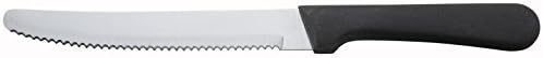 Round Tip Steak Knife with Plastic Handle - 5 Inch Blade - 12 per Case