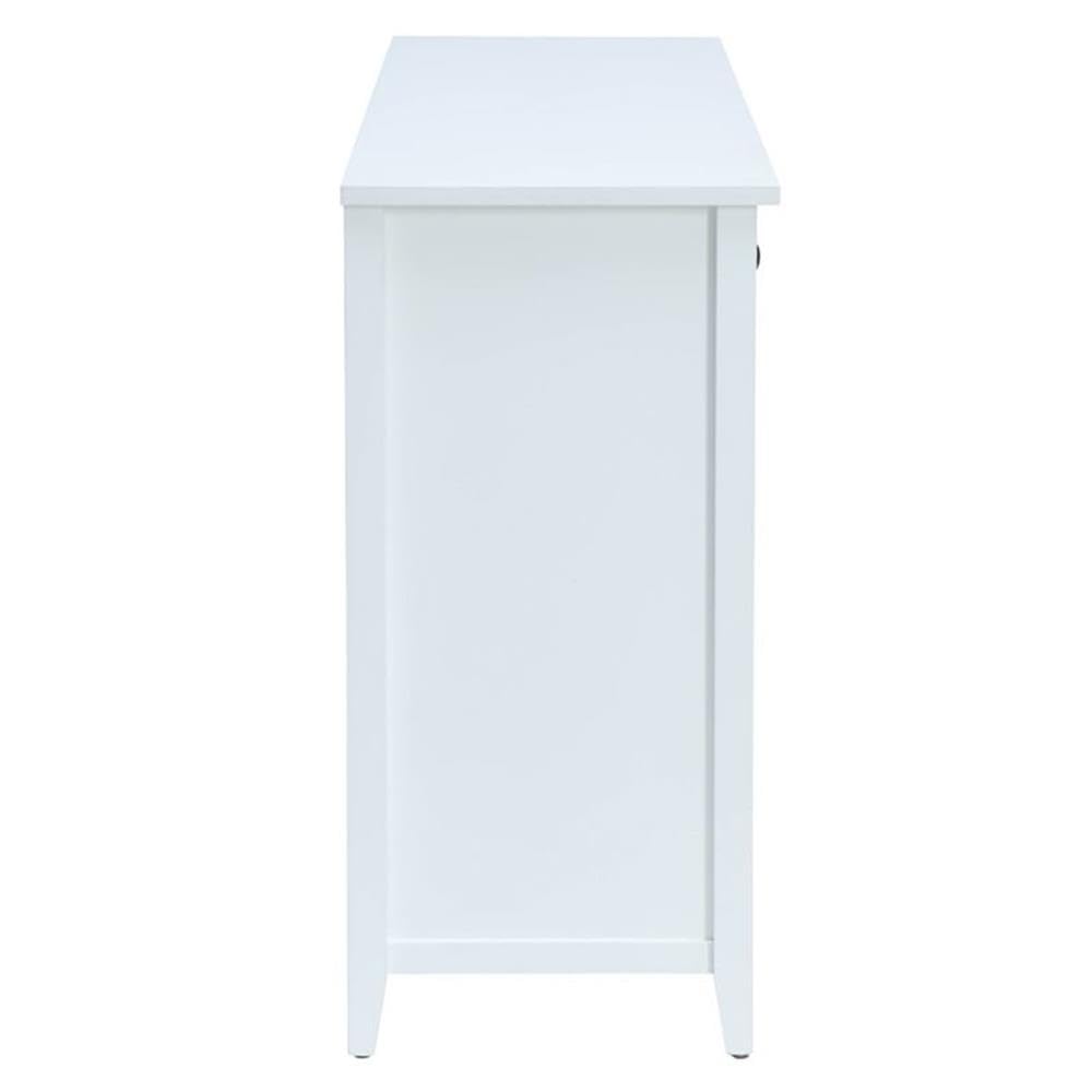 Acme Flavius Wooden 6 Drawers Accent Chest in White