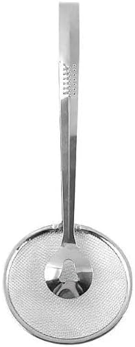 Multi-Functional Stainless Steel Kitchen Tongs with Built-in Strainer Spoon, Ergonomic and Heat-Resistant for Cooking