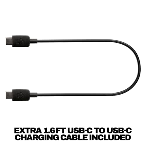 Skullcandy Hesh ANC Wireless Over-Ear Bluetooth Headphones with Extra USB-C Charging Cable, Active Noise Canceling, 22 Hrs Battery, Foldable Lightweight Design, Microphone iPhone Android - Preppy Sage