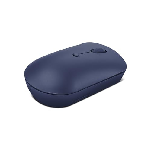 Lenovo 540 Wireless Computer Mouse for PC, Laptop, Computer with Windows or Chrome OS - 2.4 GHz USB-C Wireless Pairing Receiver - Compact Size - 18-Months Battery Life - Ambidextrous -Abyss Blue