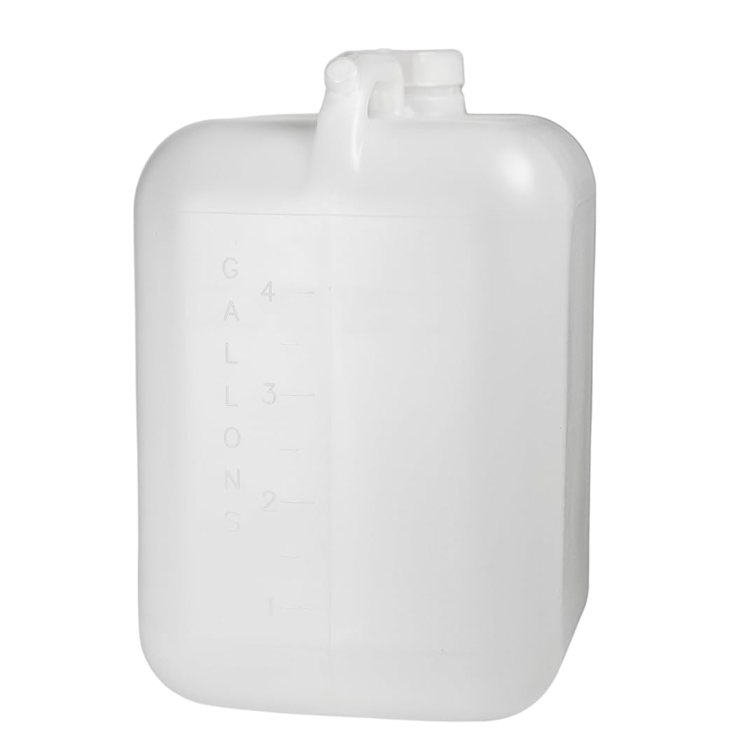 FastRack 5 Gallon Hedpak with Cap | BPA-free, Food-Grade, and Leak-Proof | White Water Container | Ideal for brewing, fermentation, or storage