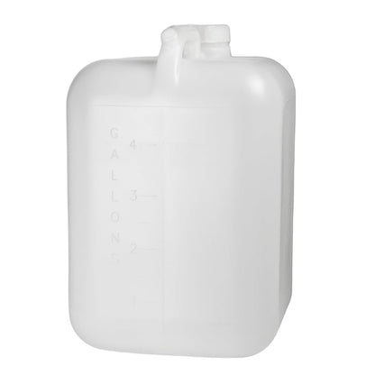 FastRack 5 Gallon Hedpak with Cap | BPA-free, Food-Grade, and Leak-Proof | White Water Container | Ideal for brewing, fermentation, or storage