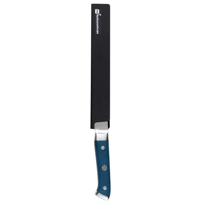 Restaurantware-Sensei 10 x 1.5 Inch Knife Sleeve, 1 Knife Protector - Fits Bread Knife, Felt Lining, Black Plastic Knife Blade Guard, Durable, Cut-Proof