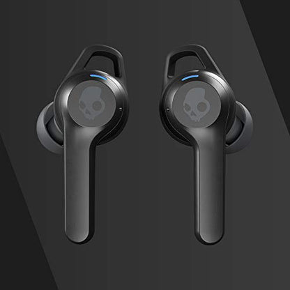 Skullcandy Indy Evo in-Ear Wireless Earbuds, 30 Hr Battery, Microphone, Works with iPhone Android and Bluetooth Devices - Black