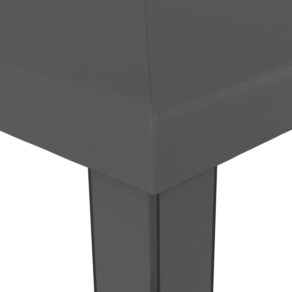 Anthracite Powder-Coated Steel Gazebo Canopy, 9.8x19.7 ft Water-Resistant Outdoor Tent for Patio, Garden, Events Outdoor Structures