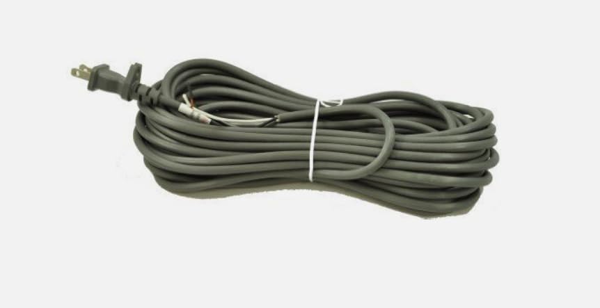 Replacement Fit-All 40 ft Vacuum Cleaner Cord, 17-2 Wire Grey, Fits Most Upright Vacuum Cleaners