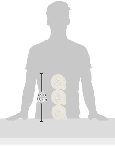 Designer Stencils Cake and Cookie Stencil Set Double Happiness, Luck, Prosperity Symbols, Beige/Semi-Transparent