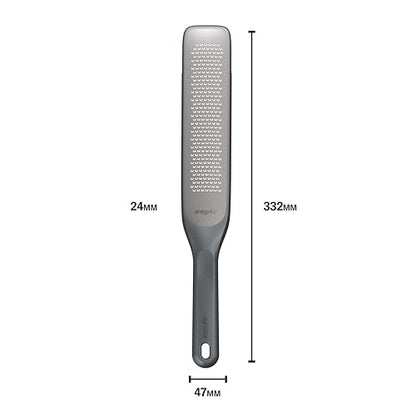 Zyliss Rasp Grater - Handheld Grater with Stainless Steel Blade & Wheat Straw Handle - Ideal for Hard Cheese, Chocolate, Ginger, & More - Protective Cover Doubles as Scraper