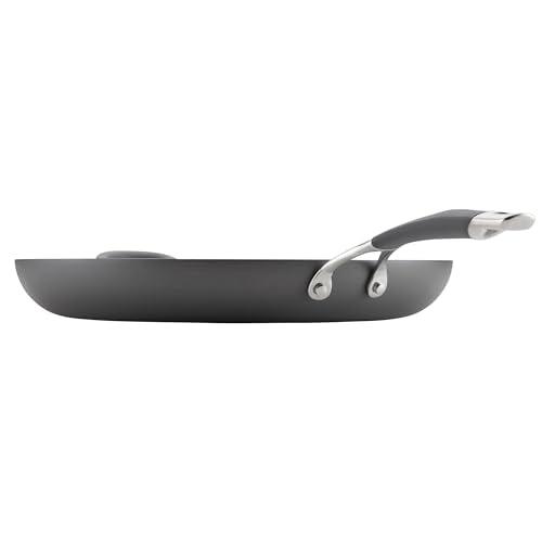 Circulon - 83906 Circulon Radiance Hard Anodized Nonstick Frying Pan / Fry Pan / Hard Anodized Skillet with Helper Handle - 14 Inch, Gray