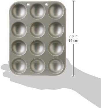 Dexam Non-Stick 12 Cup Mince Pie, Carbon, Grey