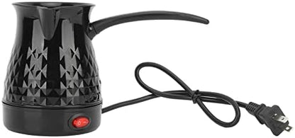 Electric Coffee Pot, 600ml ABS+Stainless Steel Maker, Anti-Scald Even Heating with Removable Handle